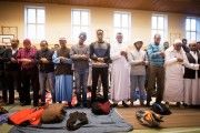 makeshift mosque in Sweden