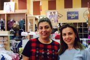 Maryam and Mateel in their Carter’s store in Ramallah, Palestine